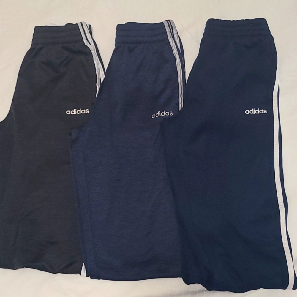 Boys Adidas drawstring pants lot of 3